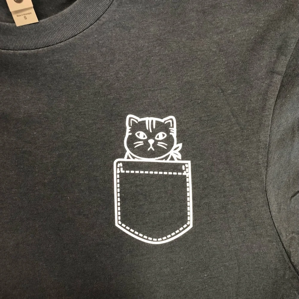 Cat Pocket Unisex T-shirt